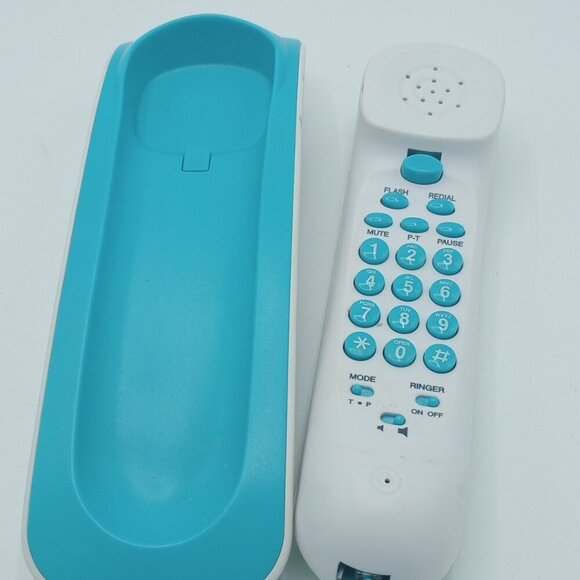 Slimline Push Button Landline Phone - Tested/Works - Picture 8 of 13